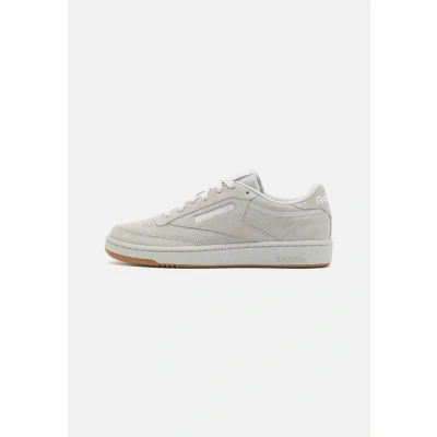 Image of Reebok Classic CLUB C 85 Unisex Trainers, Size: 5, Light grey/light brown Suede