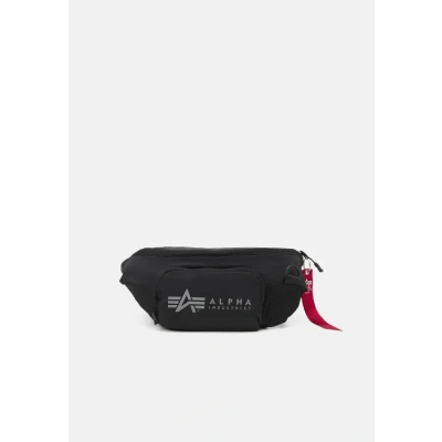 Image of Alpha Industries Packable Waist BAG Unisex Bum bag, Size: One Size, Black