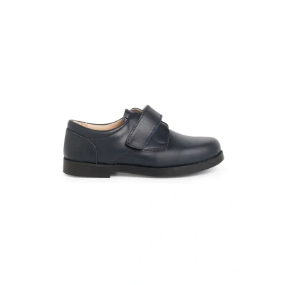 Image of Pisamonas Boys Riptape School Shoes Size 7 Color Dark Blue