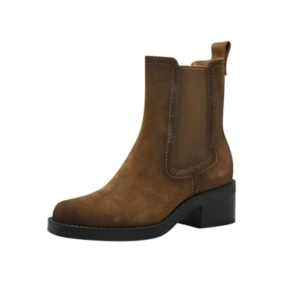 Image of Tamaris Women&#039;s Classic Boots, Touchit Footbed, Brown Camel, 4 UK