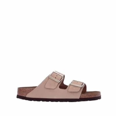 Image of Birkenstock Mules, Women&#039;s, Size: 3, Beige Leather