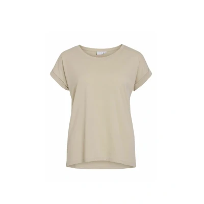 Image of Vila Women&#039;s Vidreamers New Pure T Shirt Noos, Cement, XS