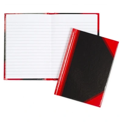 Image of Bantex 6 x A6 Ruled Notebook 192 Pages 70gsm Hardback Black