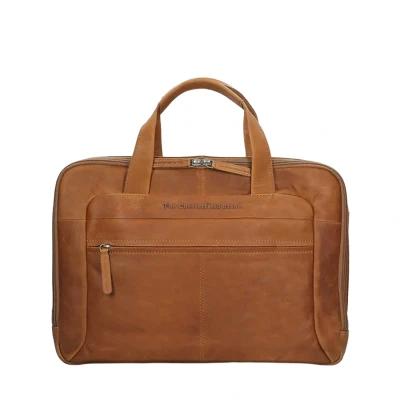 Image of The Chesterfield Brand Leather Laptop Bag Cognac Ryan