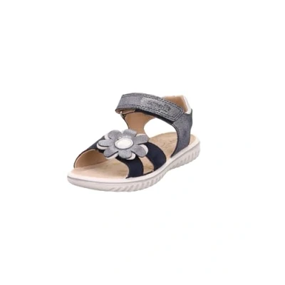 Image of Superfit Girls&#039; Sparkle Sandals, Blue Silver 8000, 12.5 UK