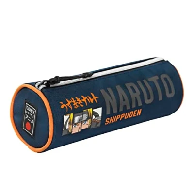 Image of COMIX ANIME, Naruto Tombolino School Stationery Pencil Case Children&#039;s Ideal for Medium and Elementary, Black, CASUAL files