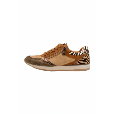 Image of Tamaris Trainers, Women&#039;s, Size: 3.5, Cognac comb shoes