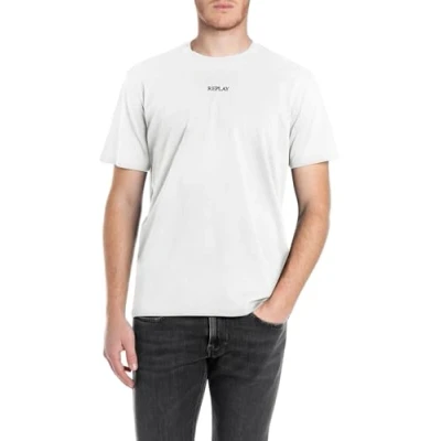 Image of Replay Men&#039;s T Shirt, 011 Natural White, XL