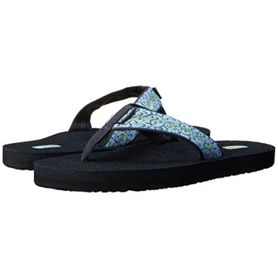 Image of Teva Mush 2 W&#039;S, Womens Thong Sandals, Companera Blue, 5 UK