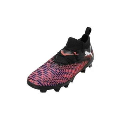 Image of Puma Future 8 Match JR Football boots firm ground, Size: 1.5, Black/white/glowing red shoes