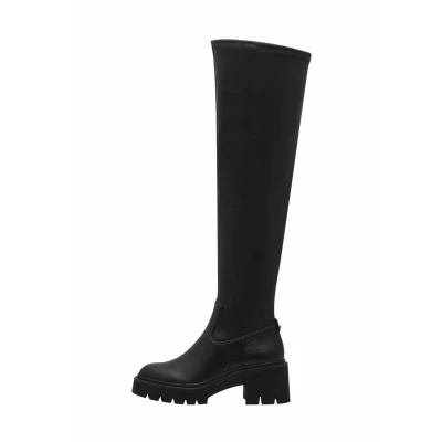 Image of Tamaris Women&#039;s 1 25621 43 Overknee, Black, 3.5 UK