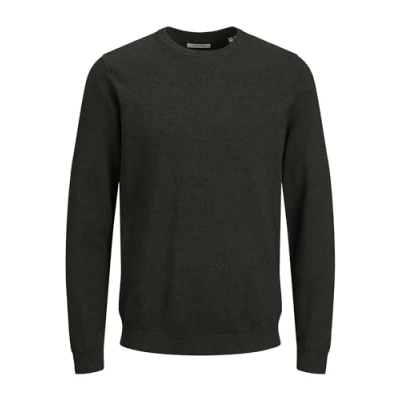 Image of Jack &amp; Jones Ebasic CREW NECK NOOS Jumper, Men&#039;s, Size: Medium, Dark green