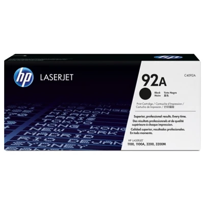 Image of HP 92 A Toner for Laser Printers (2500 Pages, Laser, 10 32.5 C,