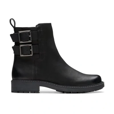 Image of Clarks ORINOCO2 BAY Classic ankle boots, Women&#039;s, Size: 6, Black Leather
