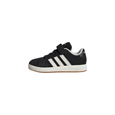 Image of adidas Unisex Kid&#039;s Grand Court 00s Shoes, Core Black Off White Gum10, 1 UK Child