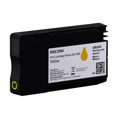 Image of IJM C180F Ricoh 408520 yellow ink cartridge (original Ricoh)