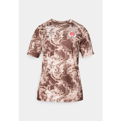Image of Puma FCSP WARM UP Club wear, Men&#039;s, Size: Small, Espresso brown/white