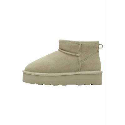 Image of s.Oliver Winter boots, Women&#039;s, Size: 5, Beige Leather