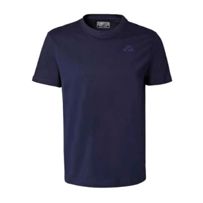 Image of Kappa Basic Tshirt, Men&#039;s, Size: Medium, Blue marine/blue intense