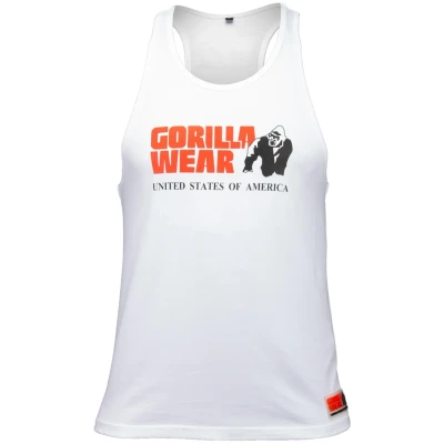 Image of Gorilla Wear Classic Top, Men&#039;s, Size: XXL, White