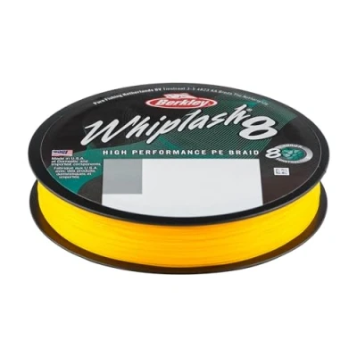 Image of Berkley Whiplash 8 Braided line Yellow 0.25mm / 40kg (300m) fishing