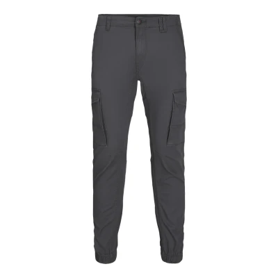 Image of JACK &amp; JONES Male Cargo Trousers Slim Fit Trousers, black beauty, 33W / 30L