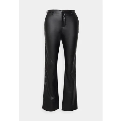 Image of Vero Moda Women&#039;s VMZAMIRAOLYMPIA MR Straight PL Pant NOOS, Black, M/30, M