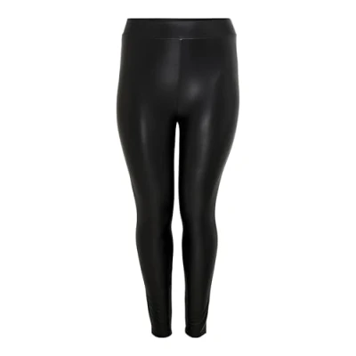 Image of Only Carmakoma Women&#039;s Carrool Coated Legging Noos Jeans, Black, XL