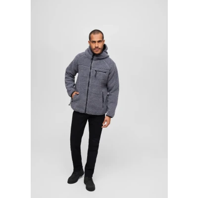 Image of Brandit Worker Fleece jacket, Men&#039;s, Size: 5XL, Anthracite