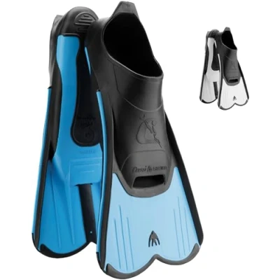 Image of Cressi Men&#039;s Light Swimming Fins White ,41/42 UK 7/8