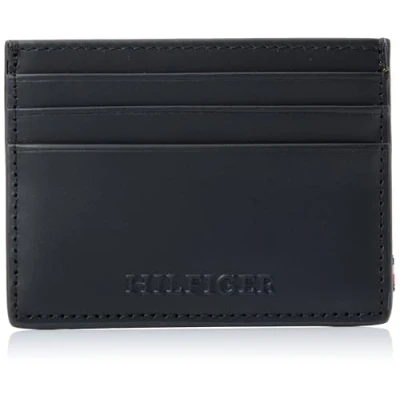 Image of Tommy Hilfiger Monotype Holder Wallet, Men&#039;s, Size: One Size, Black