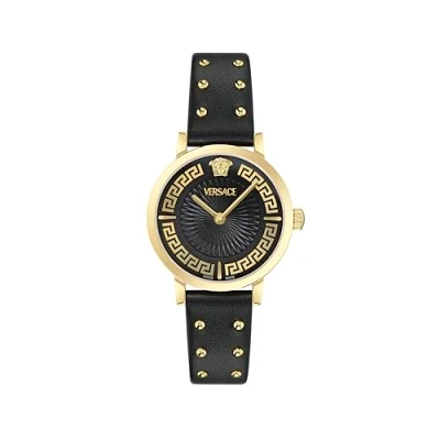 Image of Versace Greca Fortuna Watch, Women&#039;s, Size: ONE, Black