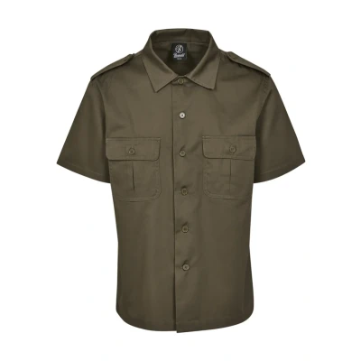 Image of Brandit Herren US HEMD Shirt, Men&#039;s, Size: 3XL, Olive