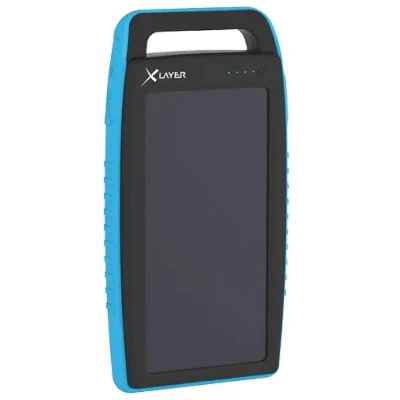 Image of XLayer Solar Powerbank 15.000mAh Black