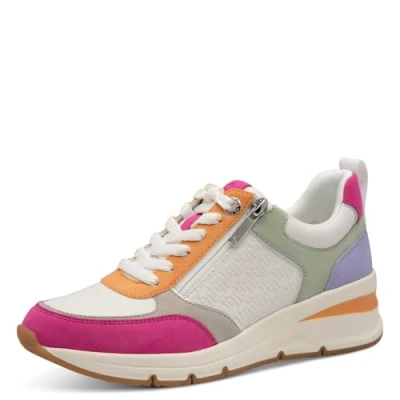 Image of Tamaris Women&#039;s Damen 1 23721 42 Sneaker, Multicoloured, 7.5 UK