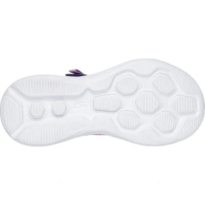 Image of Skechers Performance GO RUN 400 V2 Trainers for kids, Size: 2, Navy/hot pink Imitation leather/ textile