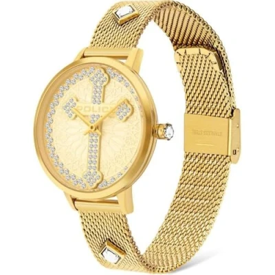 Image of Police 32012283 Women&#039;s Analogue Quartz Watch, gold, Bracelet