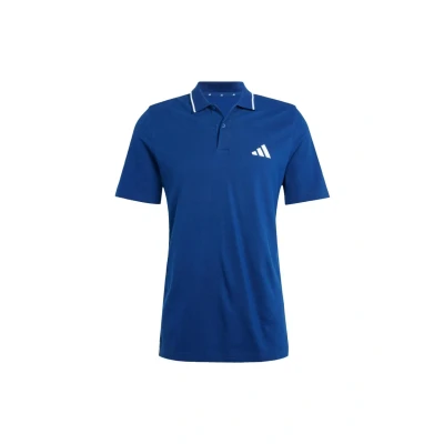 Image of adidas Sportswear Essentials Stripes Polo shirt Black white, Men&#039;s, Size: XS, white