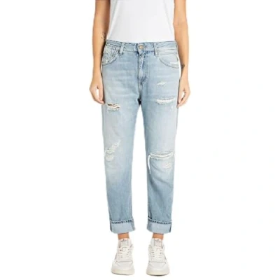 Image of Replay Marty Pants Relaxed fit jeans, Women&#039;s, Size: 32x32, Light blue