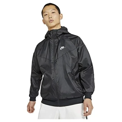 Image of Nike Sportswear M NSW HE WR HD WVN JKT Windbreaker, Men&#039;s, Size: Medium, Black/white