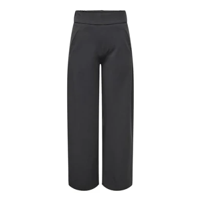 Image of JDY Women&#039;s Jdylouisville Catia Life Wd PNT JRS Noos Trousers with high Waistband and Wide Leg, Phantom, XXL / 30L