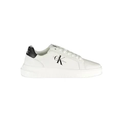 Image of Calvin Klein Jeans Chunky Cupsole Trainers, Men&#039;s, Size: 9, White/black Leather