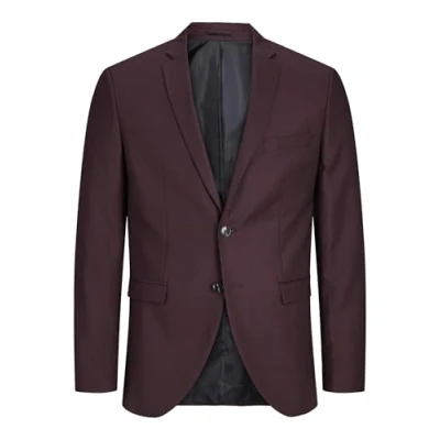 Image of Jack &amp; Jones Klassischer Suit jacket, Men&#039;s, Size: 44R, Winetasting