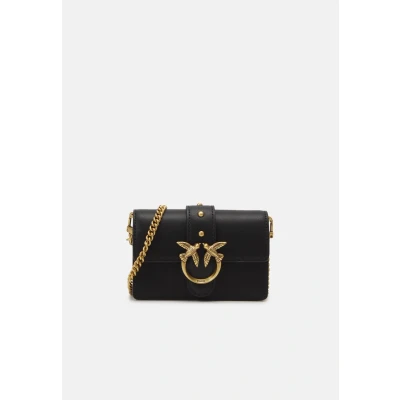 Image of Pinko LOVE One Micro Across body bag, Women&#039;s, Size: Size, Black