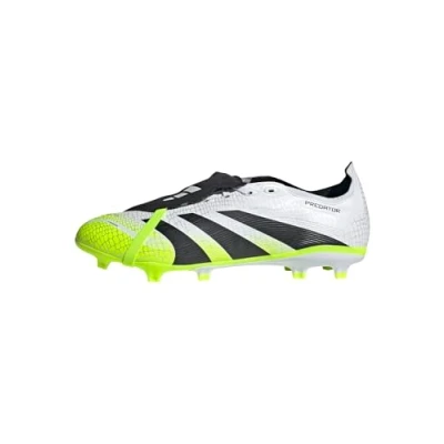 Image of adidas Unisex&#039;s Predator League Fold Over Tongue Firm Multi Ground Football Boots, EU, Cloud White Core Black Lucid Lemon, 6 UK