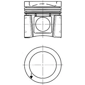 Image of Piston KOLBENSCHMIDT 40332620
