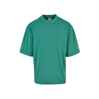 Image of Urban Classics Sleeve Basic Tshirt, Men&#039;s, Size: Large, Leaf