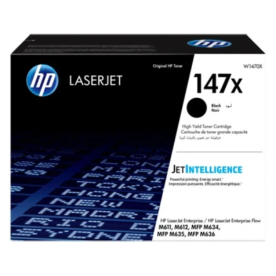 Image of HP W1470X 147X High Yield Original LaserJet Toner Cartridge, Black, Single Pack
