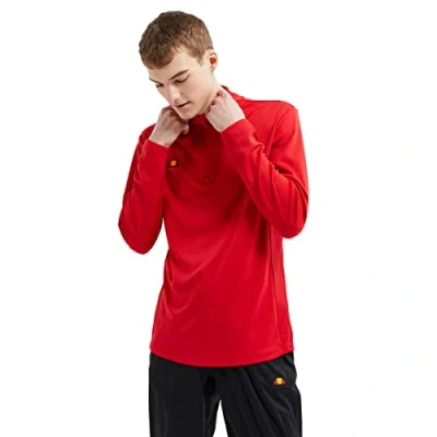 Image of ellesse Mens Rolbi Anti Odour Moisture Wicking 1/2 Zip Golf Sweater