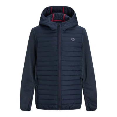Image of JACK &amp; JONES Boy&#039;s Jjemulti Quilted Jacket Noos Jnr, Navy Blazer/Detail:SET IN SLEEVES, 164